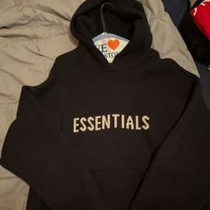 Fear of God essentials knit hoodie
